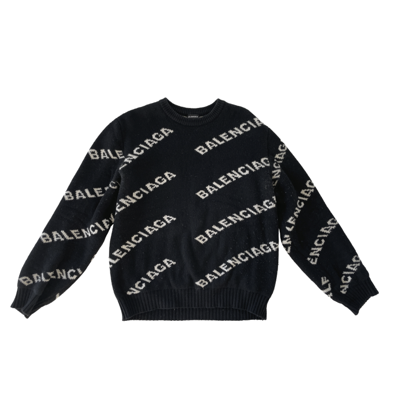 Balenciaga Logo Knitwear