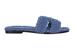 Hermès Oran Sandal Blue Shearling