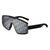 Diorxtrem MU Black Mask Sunglasses with Interchangeable Lenses