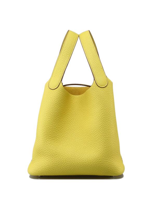 Hermès Picotin 18 Limoncello with Platinum Hardware