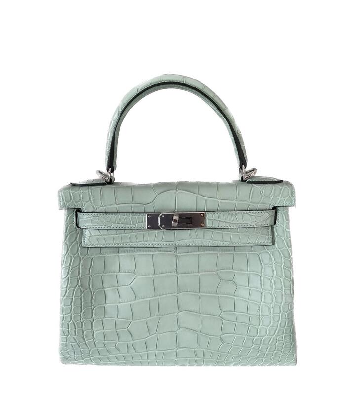 Hermès Kelly 28 Vert d'Eau Matt