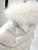 Moncler Enfant White Down Padded Baby Snowsuit