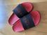 Givenchy Black Rubber Logo Flat Slide Sandals