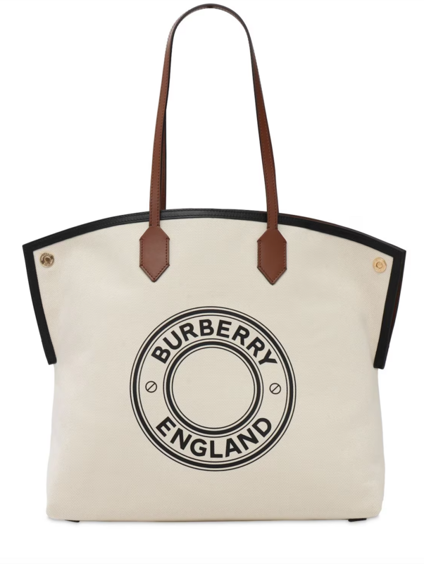 Burberry graphic logo Society tote bag