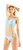 The Gold Key Light Blue Bikini With Shell