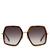 Gucci Tortoise Square Frame Sunglasses