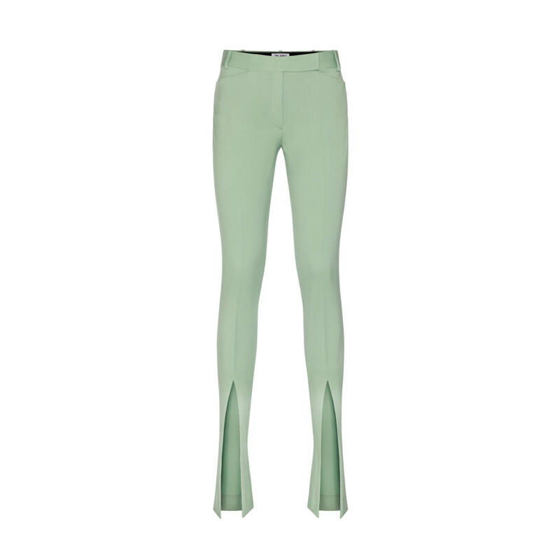 The Attico Slit-Detail Flared Trousers