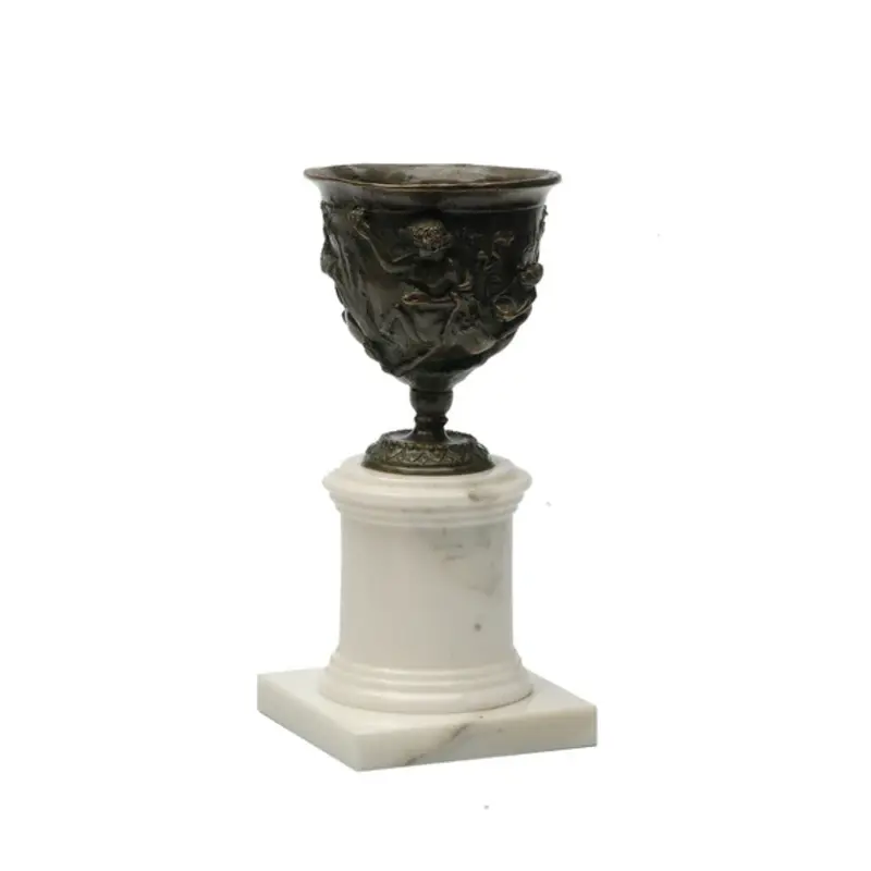 Bronzetto Hercules Burnish Brass Cup
