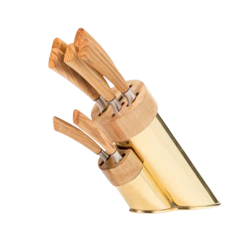 Bronzetto Gaston Brass Knife Holder