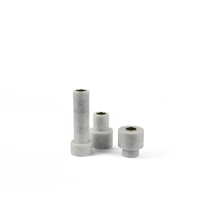 FiammettaV Set of 3 Rounded Candle Holder
