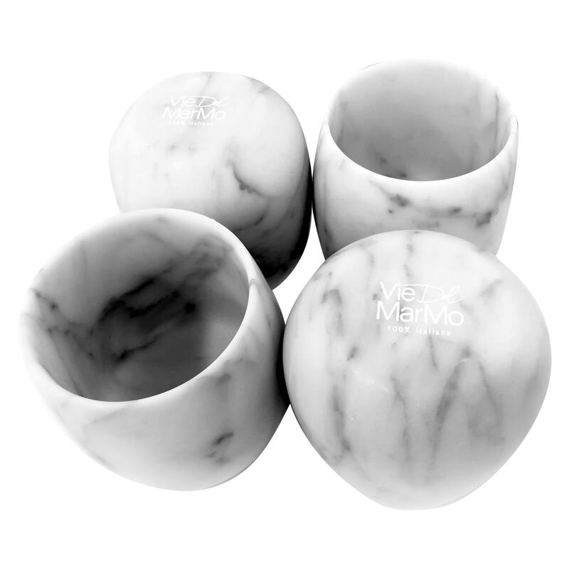Vie Del Marmo Gioccia Di Marmo - Set Of Two Glasses