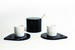 Vie Del Marmo Espresso Cups and Saucers - Set of 2