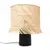 Bazar Bizar The Rattan Table Lamp - Black Natural