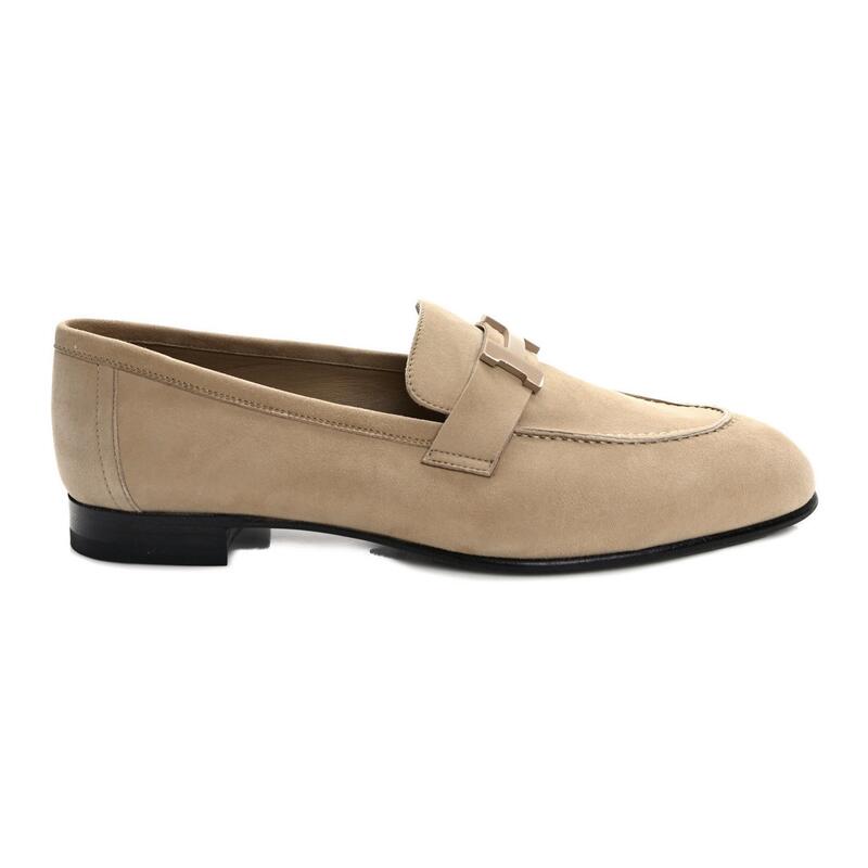 Hermès Suede Dress Loafers