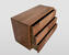 Ebanisteria Gambella Three-Drawer Nordic Style Solid Cherry Wood Dresser