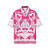 Versace Silver Baroque Print Silk Twill Shirt