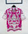 Versace Silver Baroque Print Silk Twill Shirt