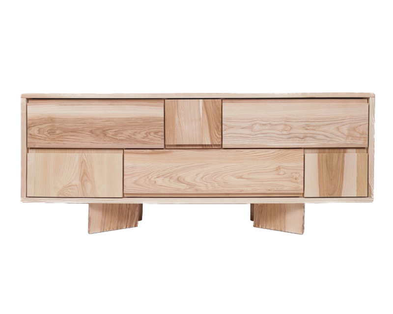 Ebanisteria Gambella Modern Design Sideboard with Six Drawers