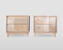 Ebanisteria Gambella Scandinavian Bedside Table in Solid Maple with Two Drawers