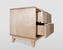 Ebanisteria Gambella Scandinavian Bedside Table in Solid Maple with Two Drawers