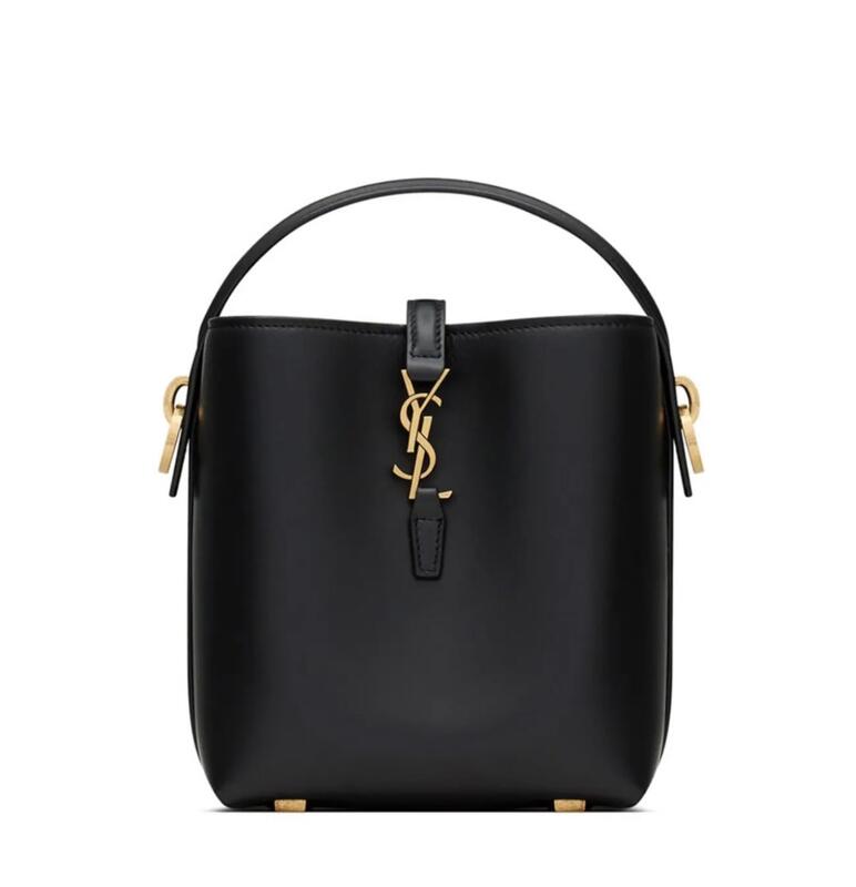 Saint Laurent Le 37 Small Leather Bucket Bag