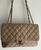 Chanel Jumbo Brown Caviar Bag in Silver Metal