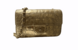 Chanel Metallic Crocodile Embossed Calfskin & Gold Metal Small Classic Handbag