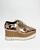 Stella McCartney Rose Gold Faux Leather Elyse Star Sneakers