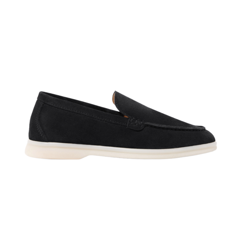Scarosso Ludvico Boy Black Suede Edit Loafers