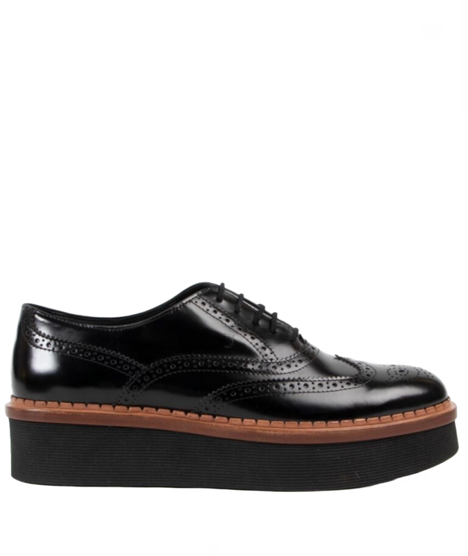 Tod's Leather Black Brogues
