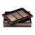 Posh Trading Company Grand Matbox Silver Leaf - Taupe