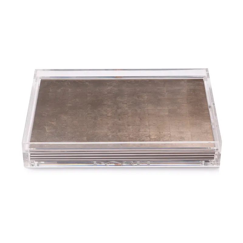 Posh Trading Company Servebox Clear - Matte Taupe