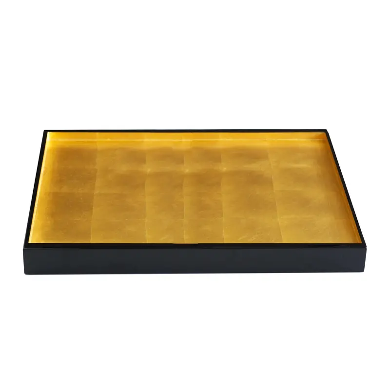 Posh Trading Company - The London Tray In Gold Leaf