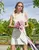 Cynthia Rowley Sofia Organza Flower Dress
