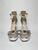 Roberto Cavalli Silver Leopard Head Bow Heels