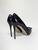 Valentino Garavani Leather Peep Toe Pumps