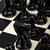 Purling Bold Chess Set Metallic Black & Arctic Shadow with Maple/Poplar Board