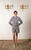 Azzalia Multicolor Tweed Shorts With Pearl Buttons