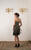 Azzalia Black Tweed With Metallic Threads Skirt