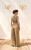 Azzalia Wide Legged Wool Chevron Pants