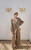 Azzalia Oversized Metallic Wool Chevron