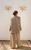 Azzalia Oversized Metallic Wool Chevron