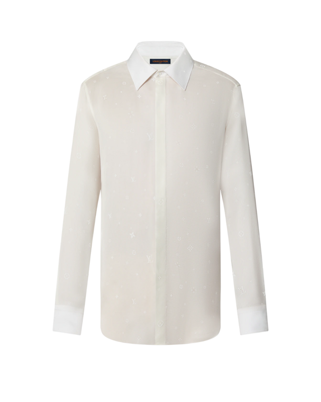 Louis Vuitton Silk Blend Long-Sleeved Shirt