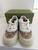 Gucci Children's Re-Web trainer in White Beige Leather
