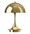 Louis Poulsen Panthella 160 Portable Lamp by Verner Panton Brass metallized