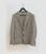 Al Duca D Aosta Brown Checked Blazer