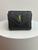 Saint Laurent Gaby small envelope wallet in black quilted lambskin leather