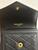 Saint Laurent Gaby small envelope wallet in black quilted lambskin leather