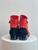 Chanel Ankle Boots in Red Suede with Quilted Pattern and a Black Cap Toe​