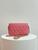 Chanel Caviar Quilted Flap Phone Holder With Chain Pink